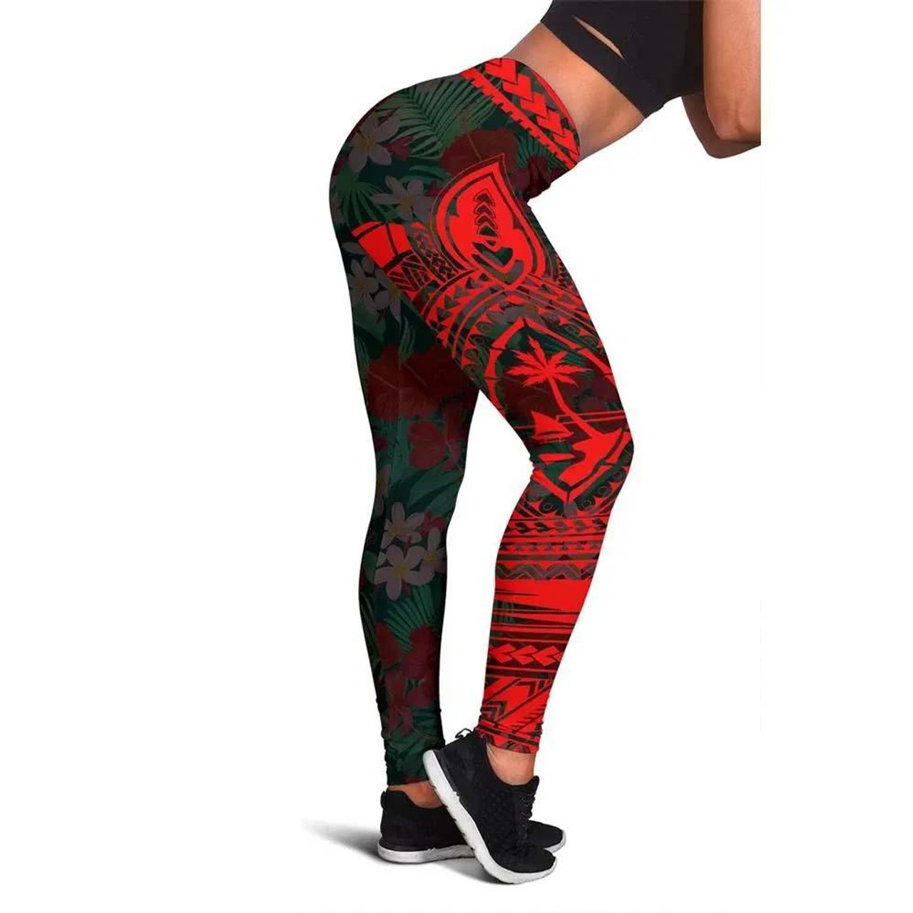 Guam Polynesian 1st Legging (Red) 1