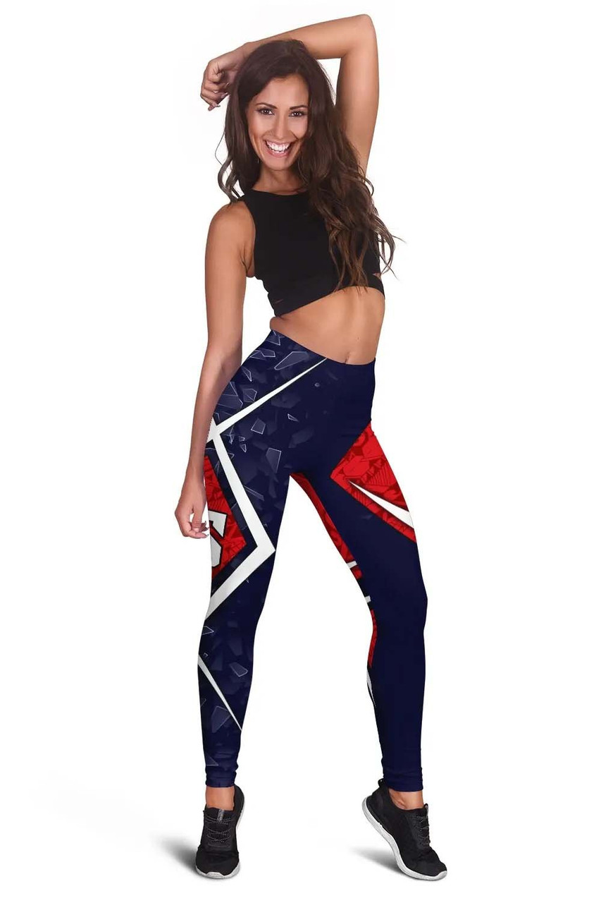 American Samoa Legging - AS Flag with Polynesian Patterns 4