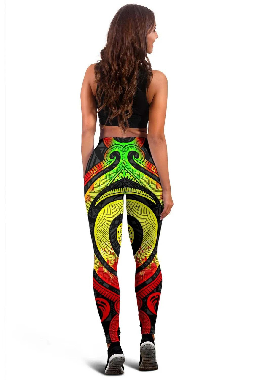 Wallis and Futuna Legging - Reggae Tentacle Turtle 4