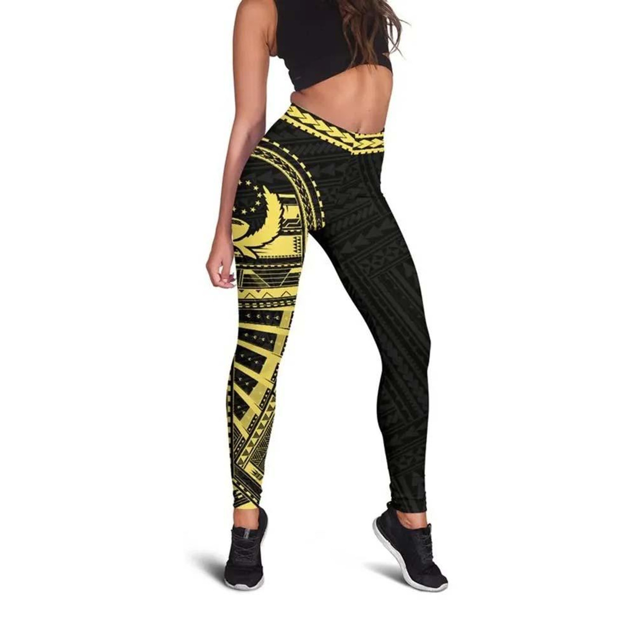 Pohnpei Legging - Micronesian Gold Version 3