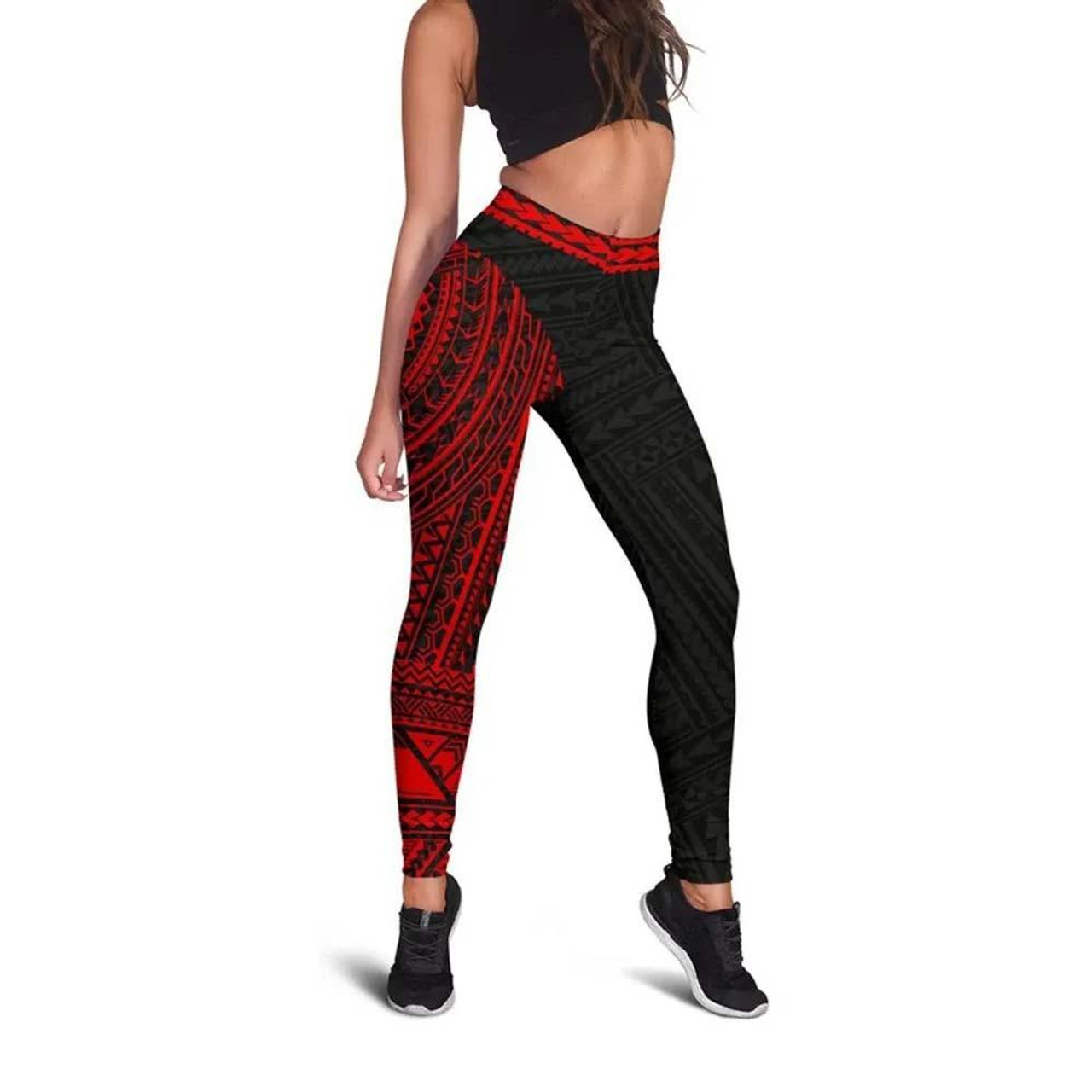 Polynesian Rising 2nd Legging (Red) 2