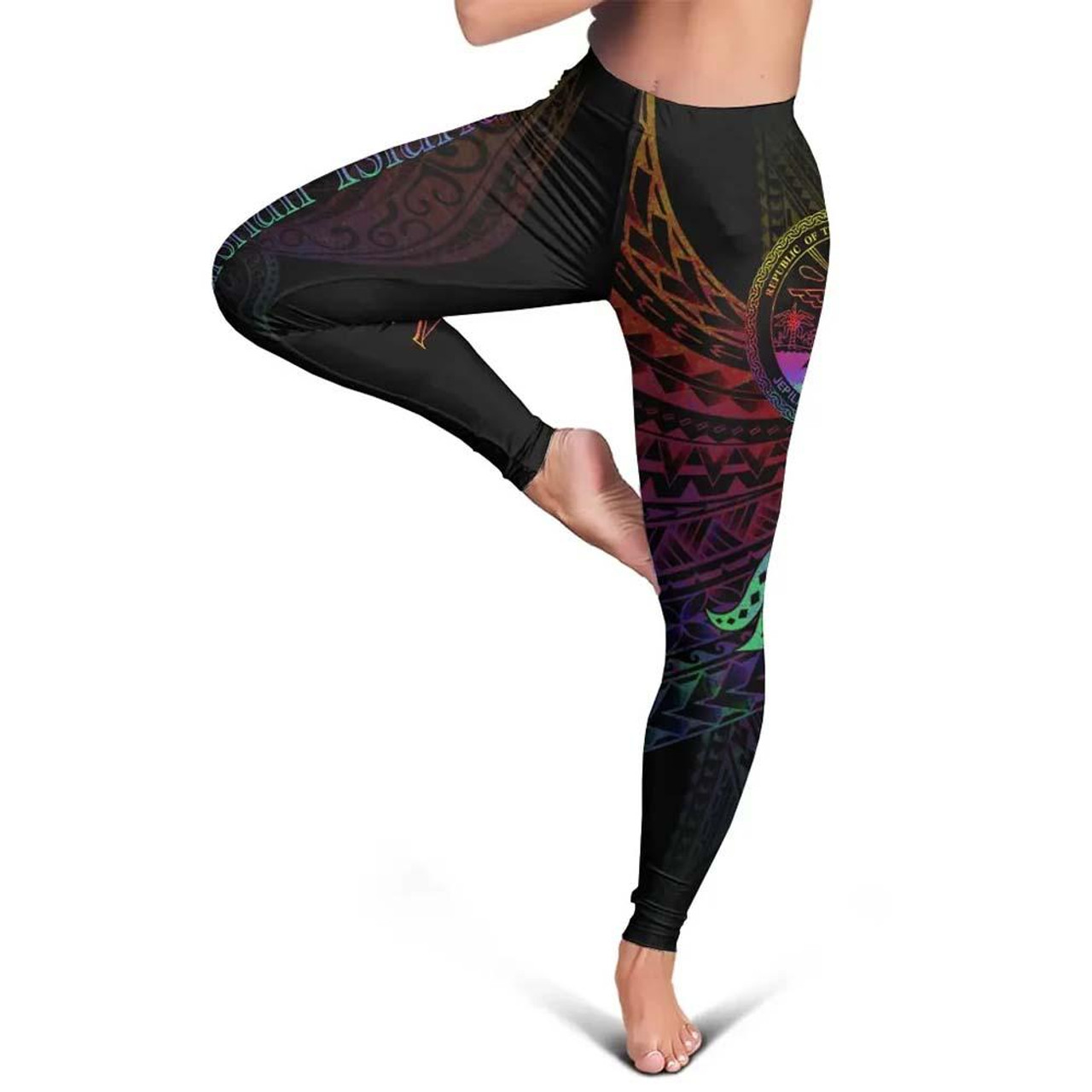 Marshall Islands Legging - Butterfly Polynesian Style 2