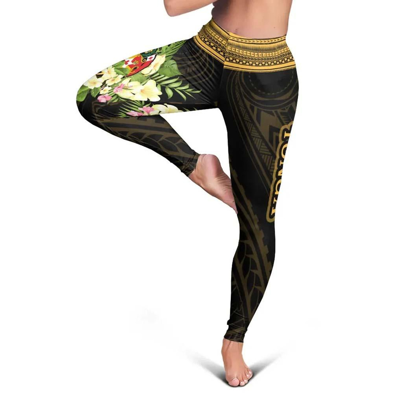 Tonga Legging - Polynesian Gold Patterns Collection 2