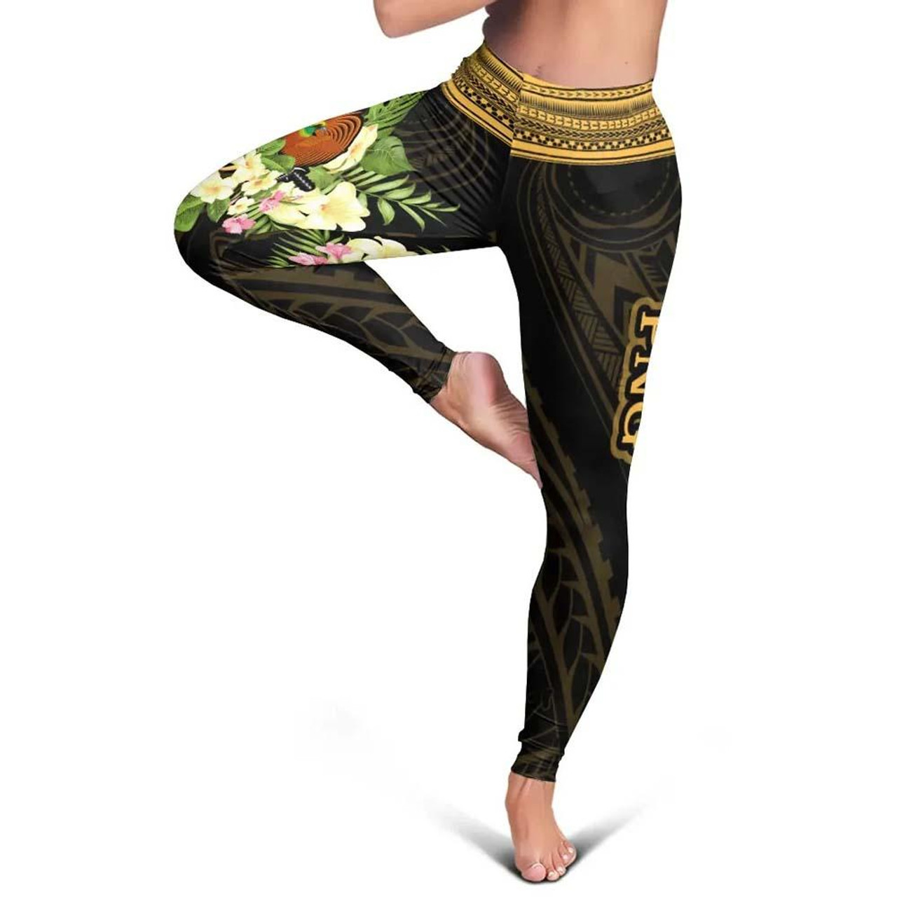 Papua New Guinea Legging - Polynesian Gold Patterns Collection 2