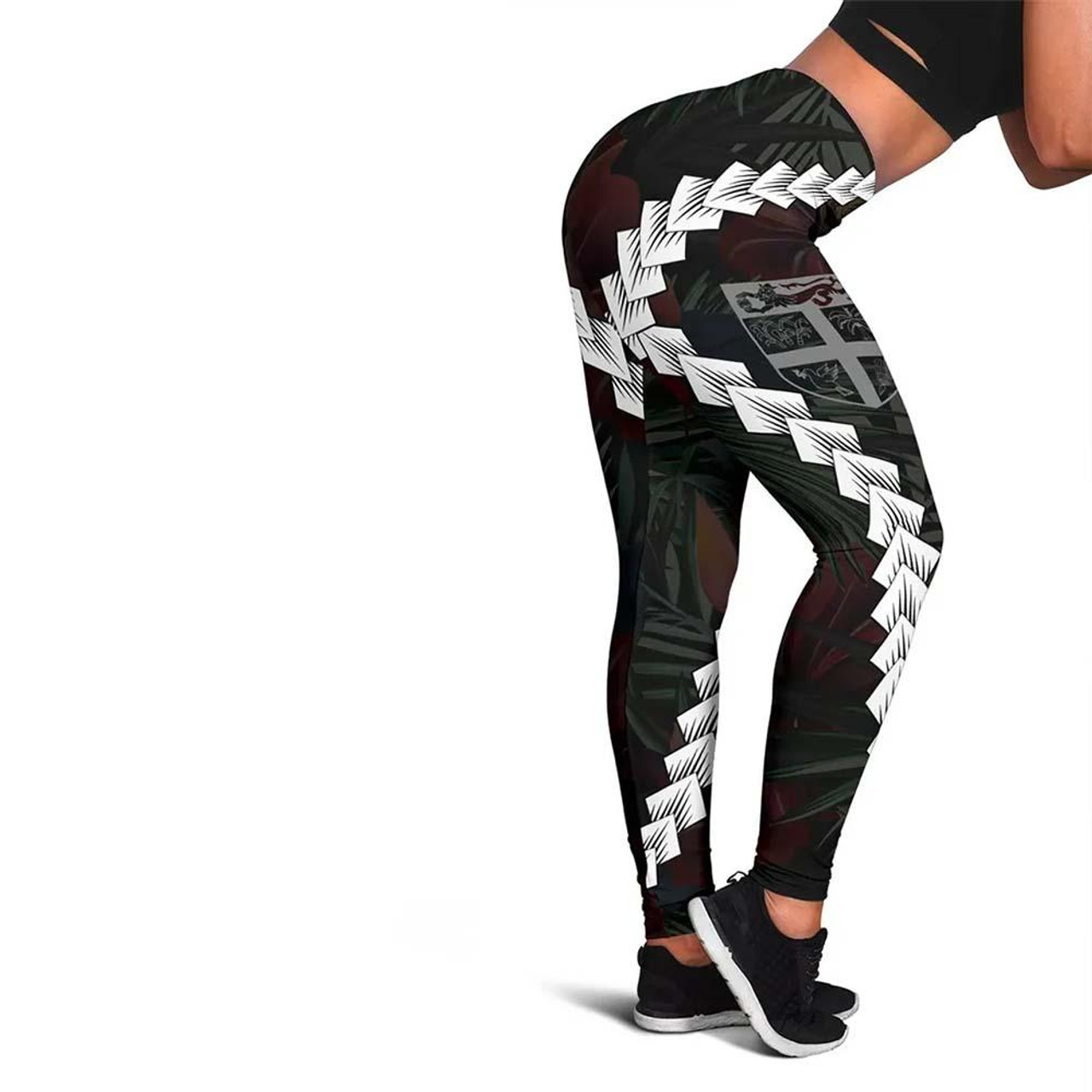 Fiji Polynesian Women Legging - Chain Polynesian 2