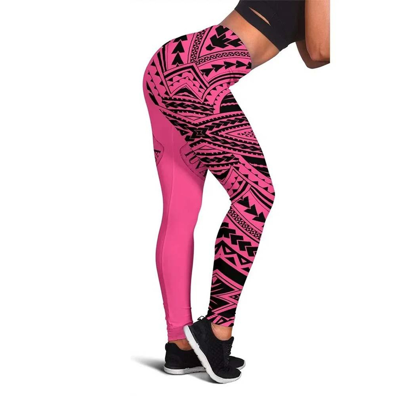 Tuvalu Flag Legging (Pink) 4