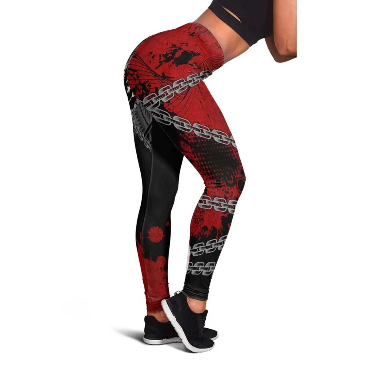 Kosrae Polynesian Legging - Polynesian Chain Style 2