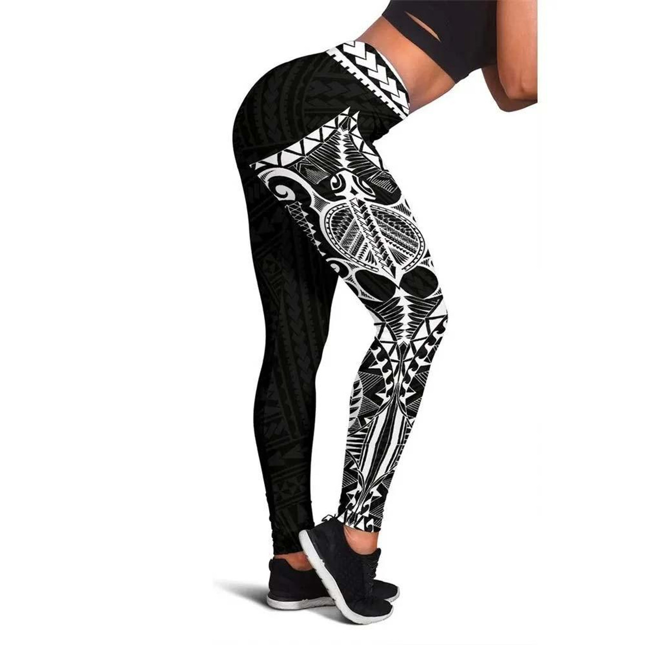 Polynesian Rising 3rd Legging (White) 1