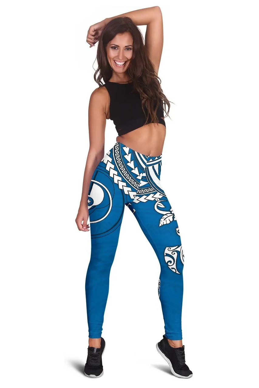 Yap Polynesian Legging (Women) - Polynesian Turtle 3