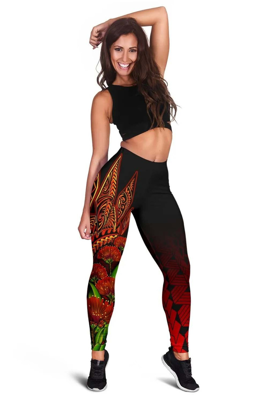 Polynesian Hawaii  Legging - Ohia Lehua 3