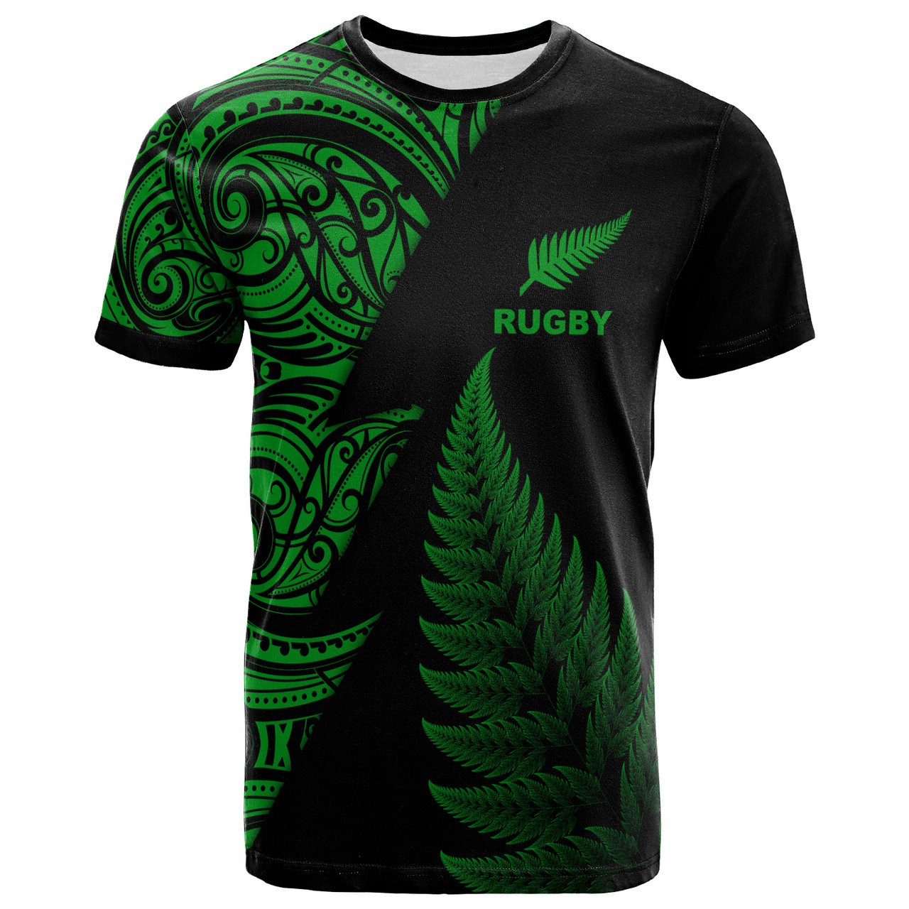 New Zealand Custom Personalised T-Shirt - New Zealand Rugby Silver Fern