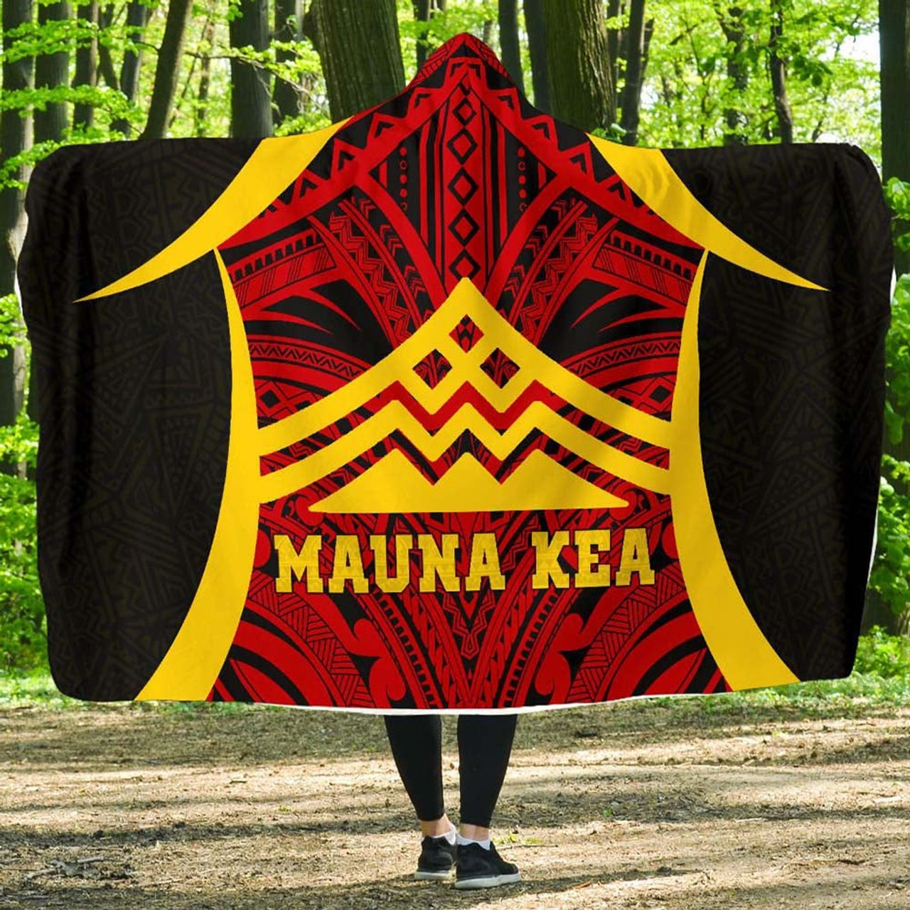 Hawaii Hooded Blanket - Protect Mauna Kea 1