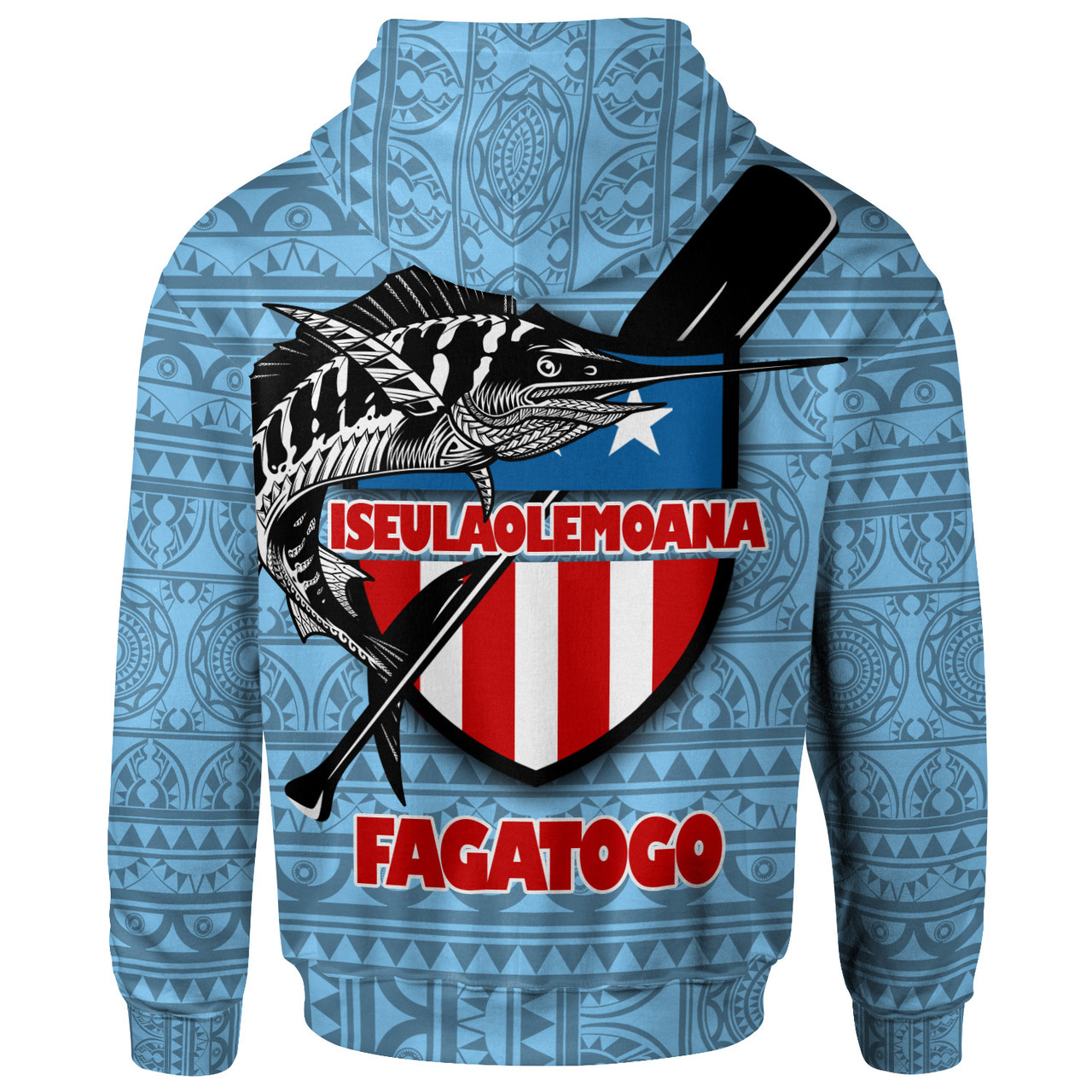 American Samoa Polynesian Hoodie - Iseula o le Moana of Fagatogo Polynesian Pattern