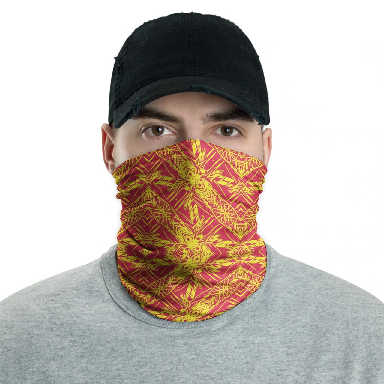 Polynesian Neck Gaiter - Polynesian Patterns 50 2