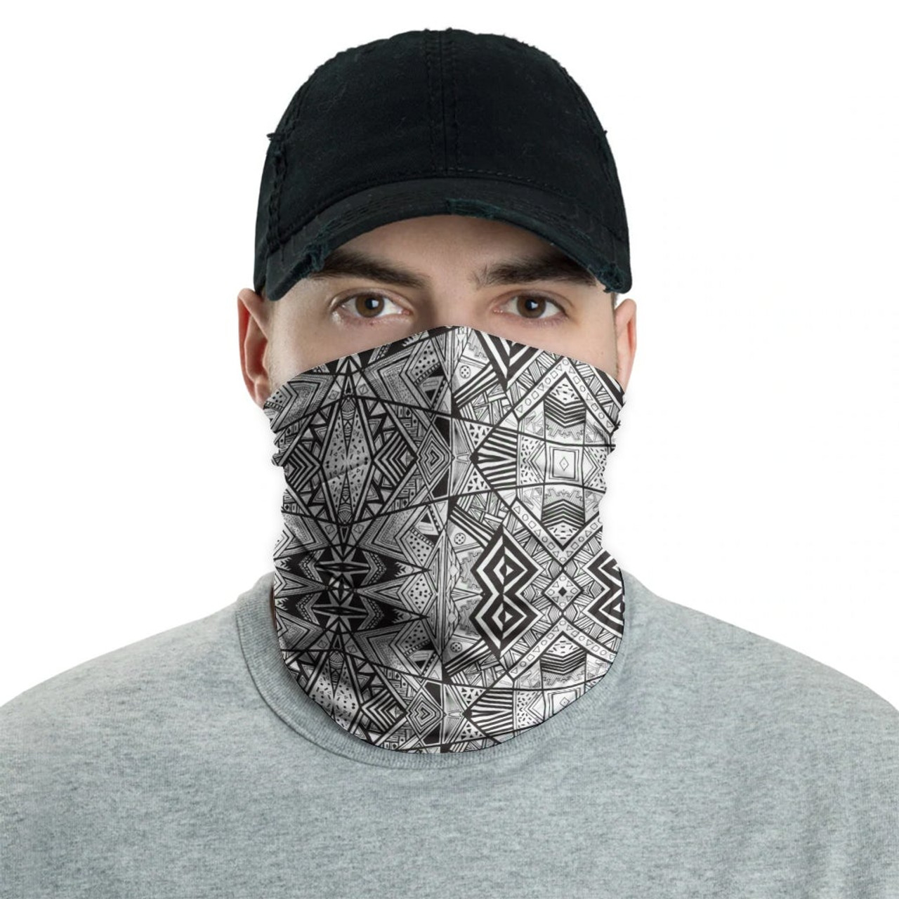 Polynesian Neck Gaiter - Polynesian Patterns 62 2
