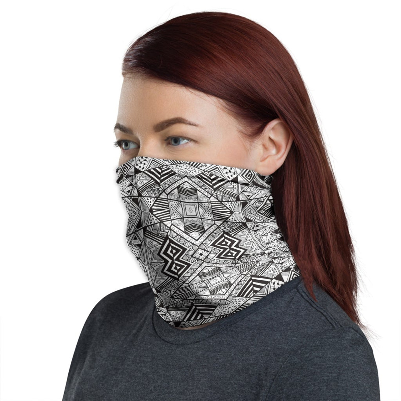 Polynesian Neck Gaiter - Polynesian Patterns 62 1