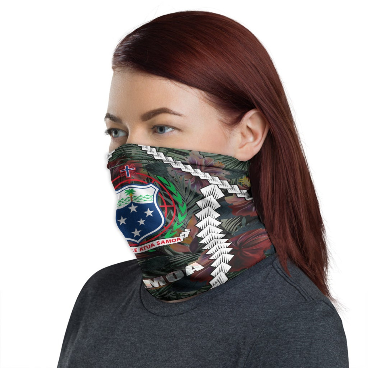 Samoa Neck Gaiter - Polynesian Chain 1