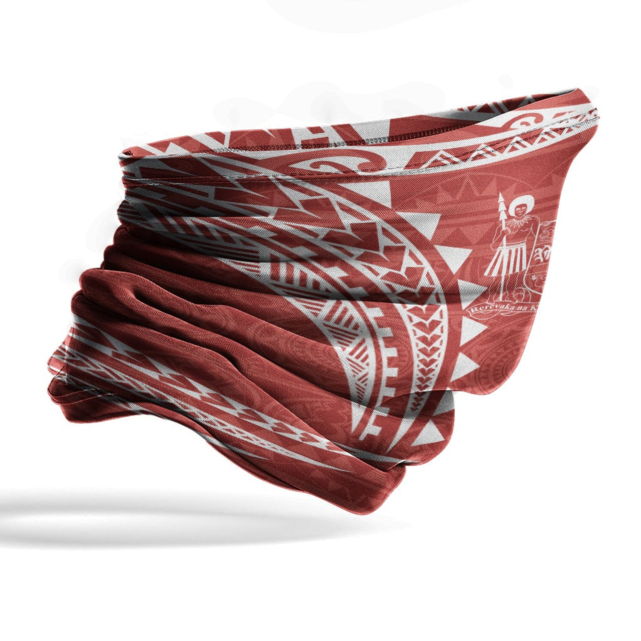 Fiji Neck Gaiter - Tribal Pattern Red 4