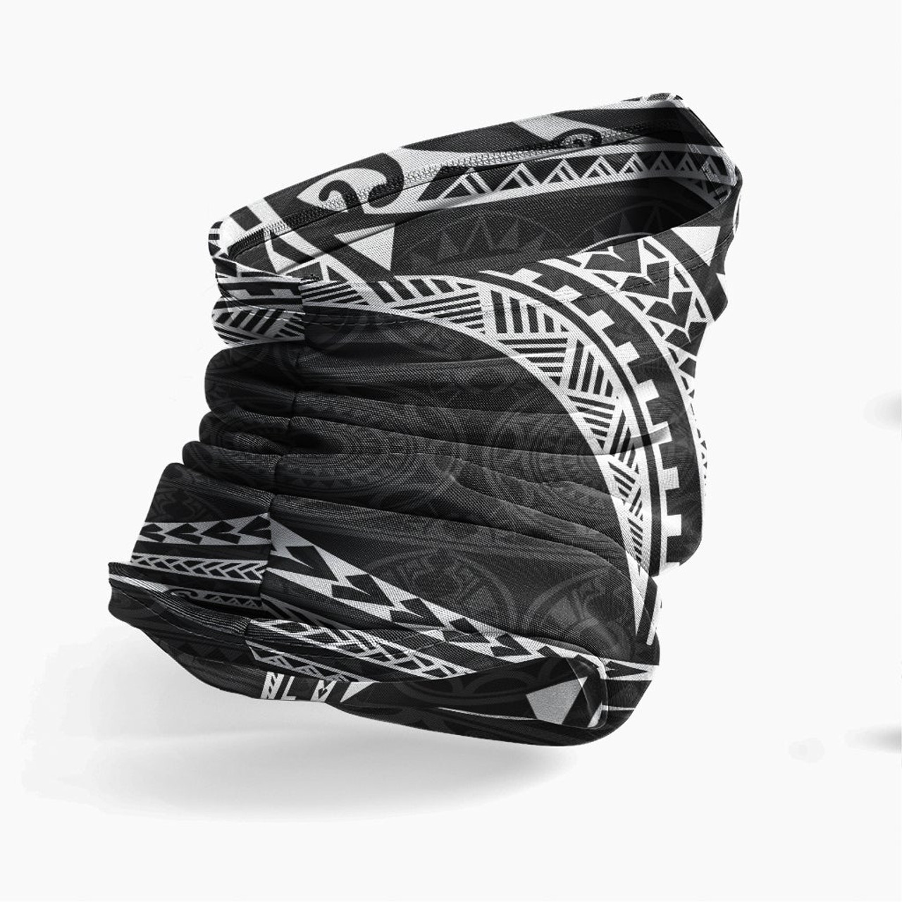 Niue Neck Gaiter - Tribal Pattern White 3