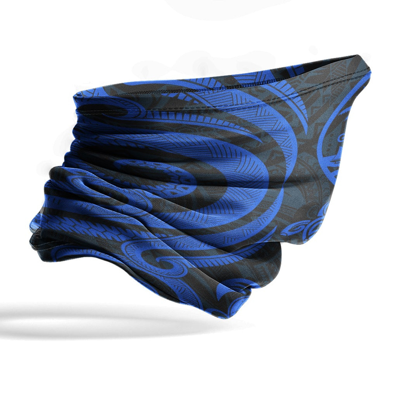 Guam Neck Gaiter - Turtle Tentacle Blue 4