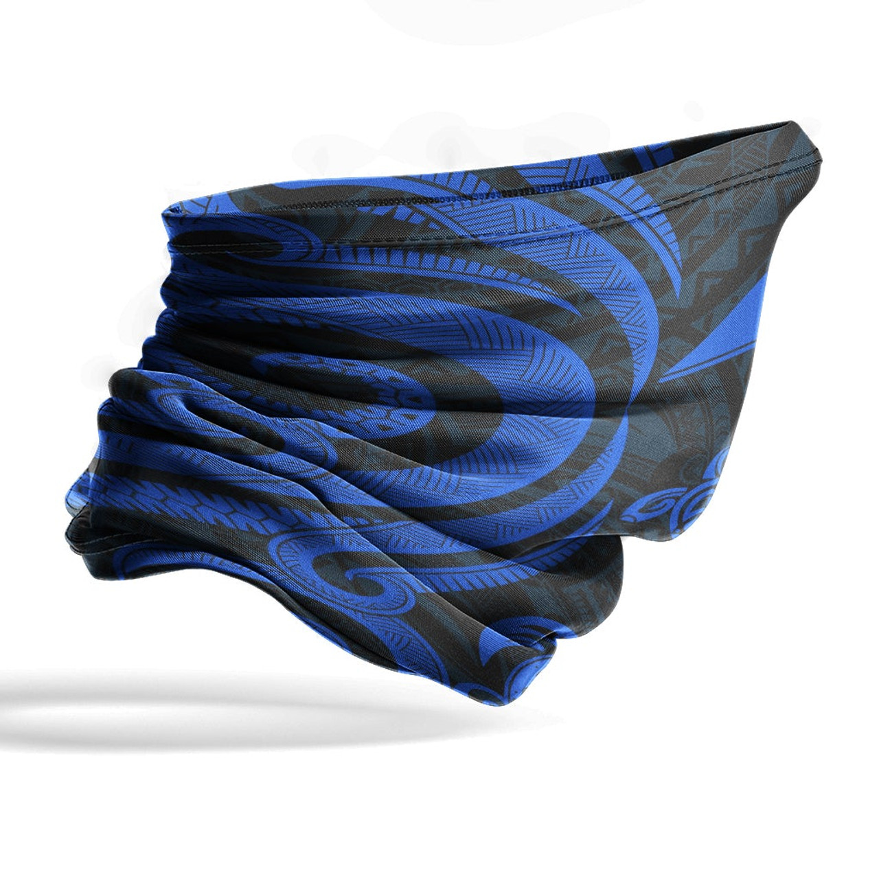 Tokelau Neck Gaiter - Turtle Tentacle Blue 4