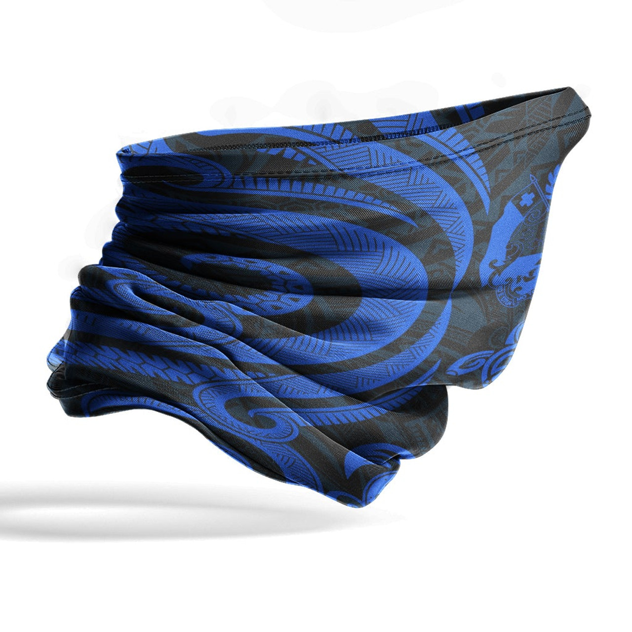 Tonga Neck Gaiter - Turtle Tentacle Blue 4