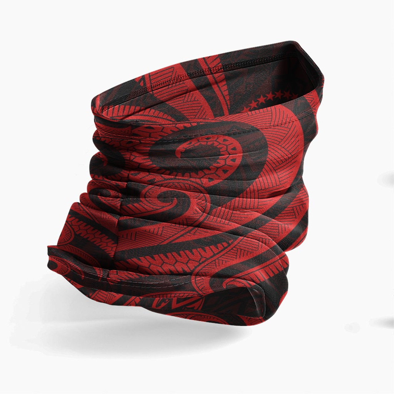 Chuuk Neck Gaiter - Turtle Tentacle Red 3