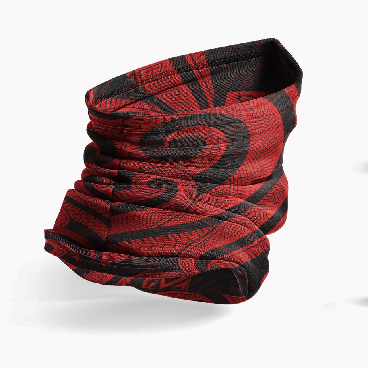 Fiji Neck Gaiter - Turtle Tentacle Red 3