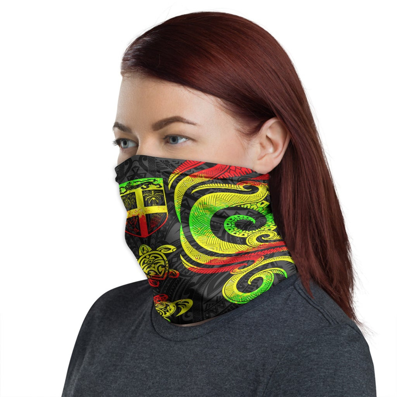 Fiji Neck Gaiter - Turtle Tentacle Reggae 1