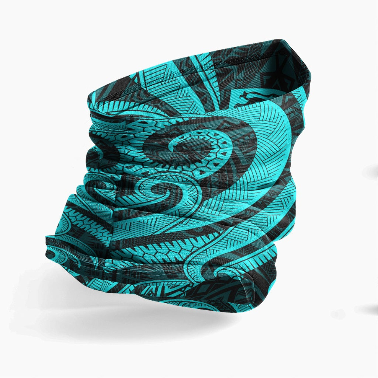 Fiji Neck Gaiter - Turtle Tentacle Turquoise 3