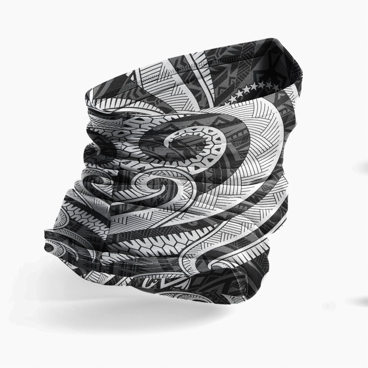 Chuuk Neck Gaiter - Turtle Tentacle White 3