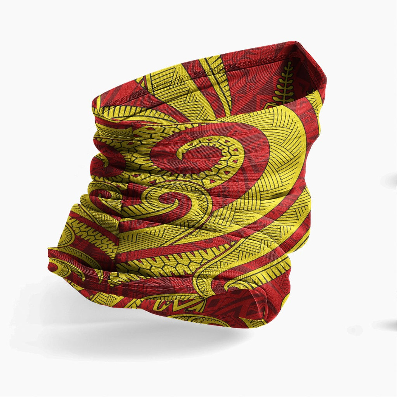 New Caledonia Neck Gaiter - Turtle Tentacle Gold 3