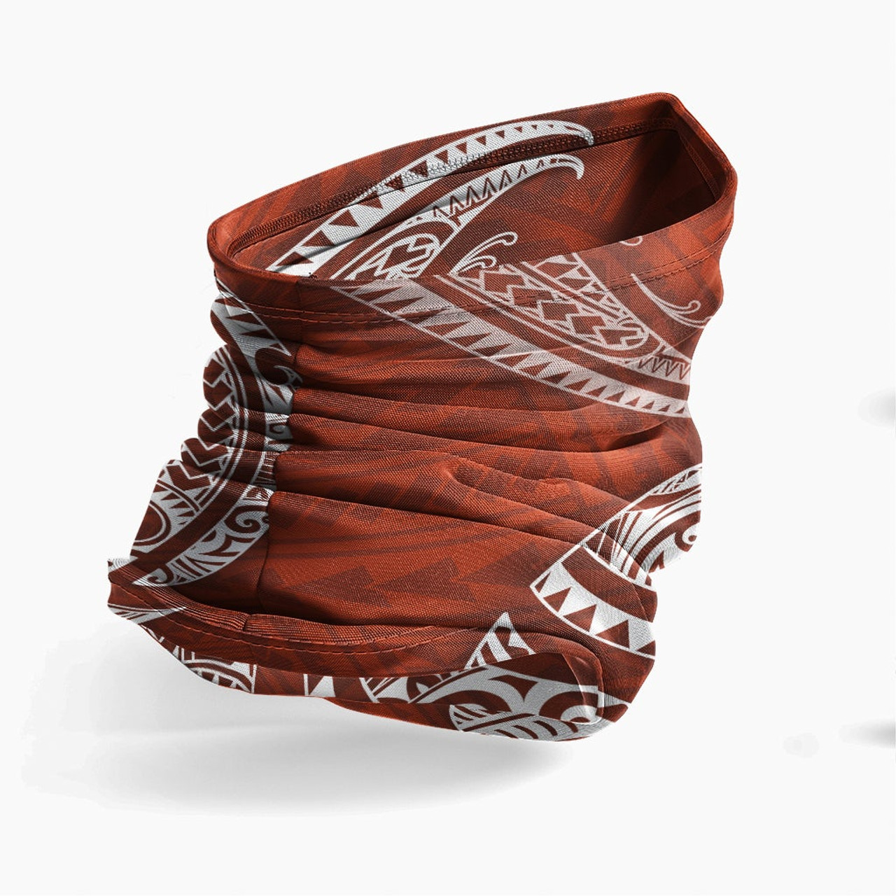 Guam Neck Gaiter - Tribal Wave Red 3