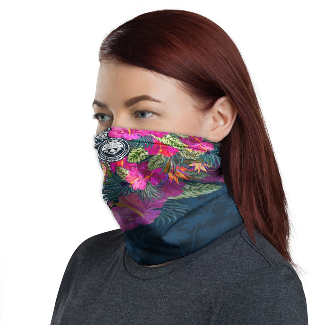 Federated States Of Micronesia Neck Gaiter - Summer Vibes 1