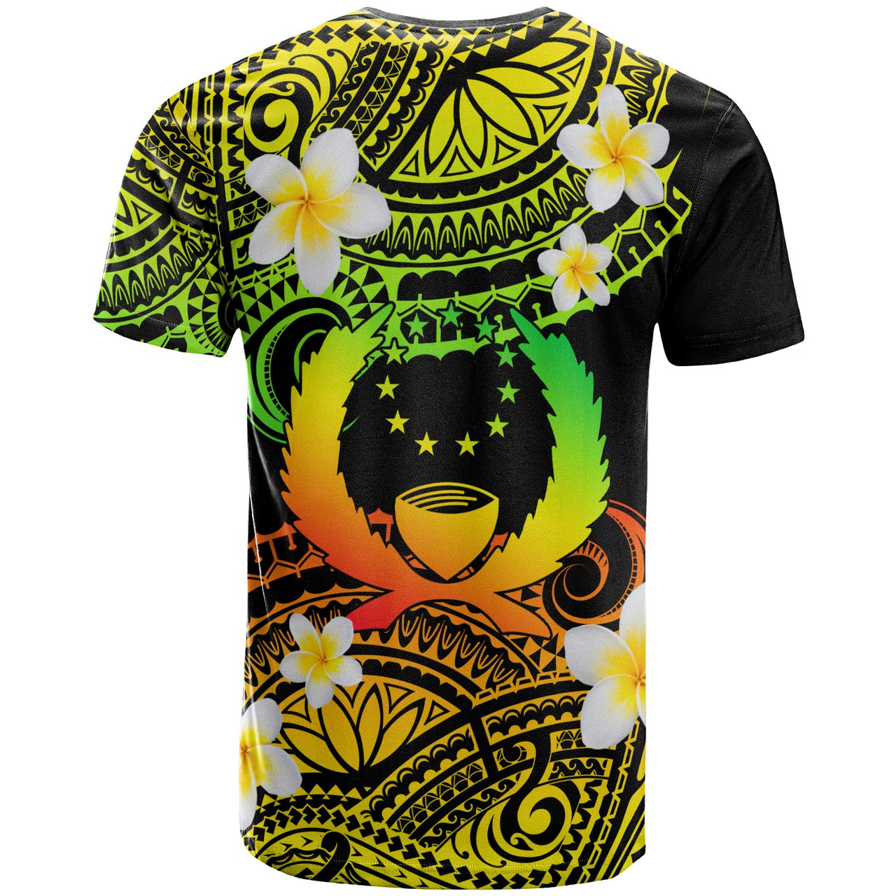 Pohnpei Custom Personalised T-Shirt - Plumeria Polynesian Vibe Reggae