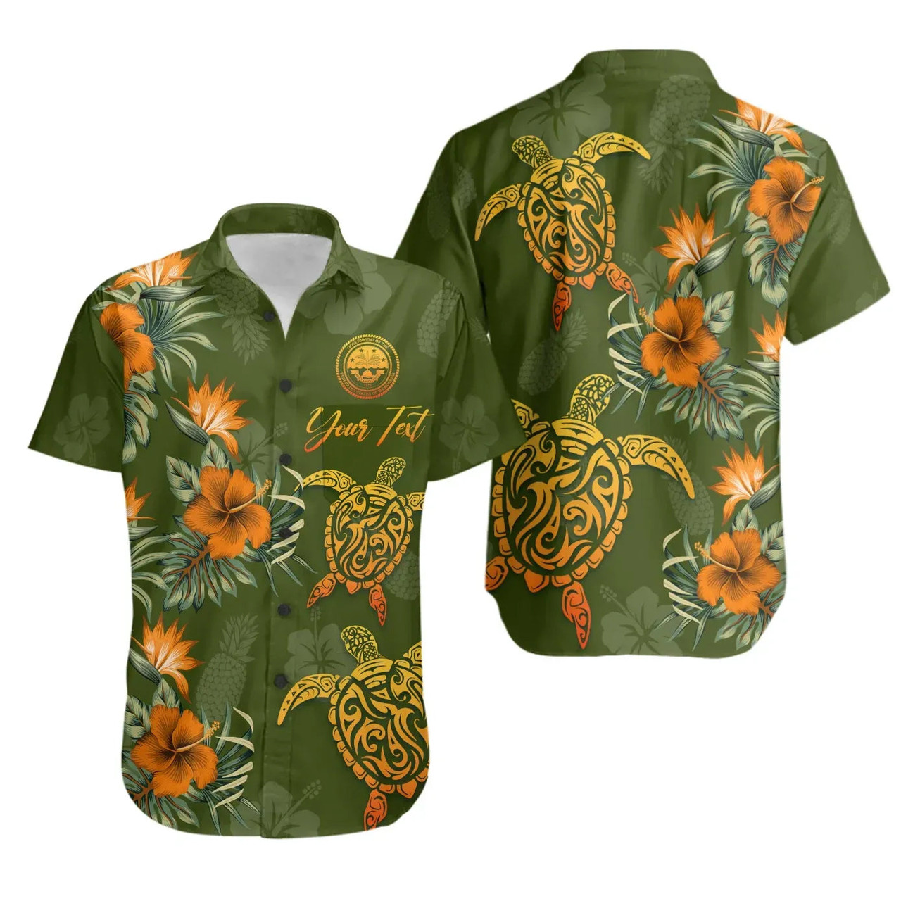 Federated States Of Micronesia Custom Personalised Hawaiian Shirts - Tropical Summer 1