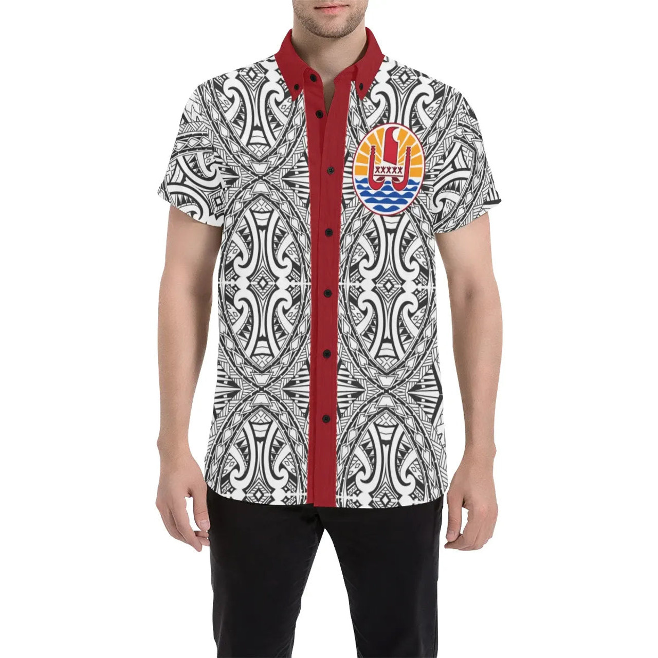 Tahiti Hawaiian Shirts - Polynesian Short Sleeve Style 1