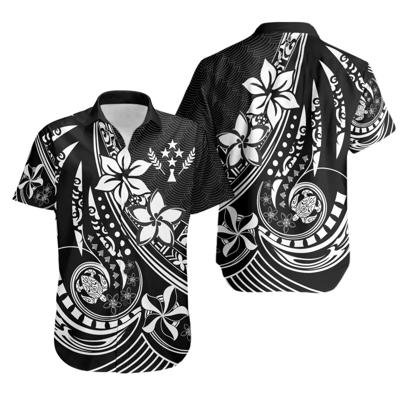 Kosrae Hawaiian Shirts - The Flow OF Ocean 1