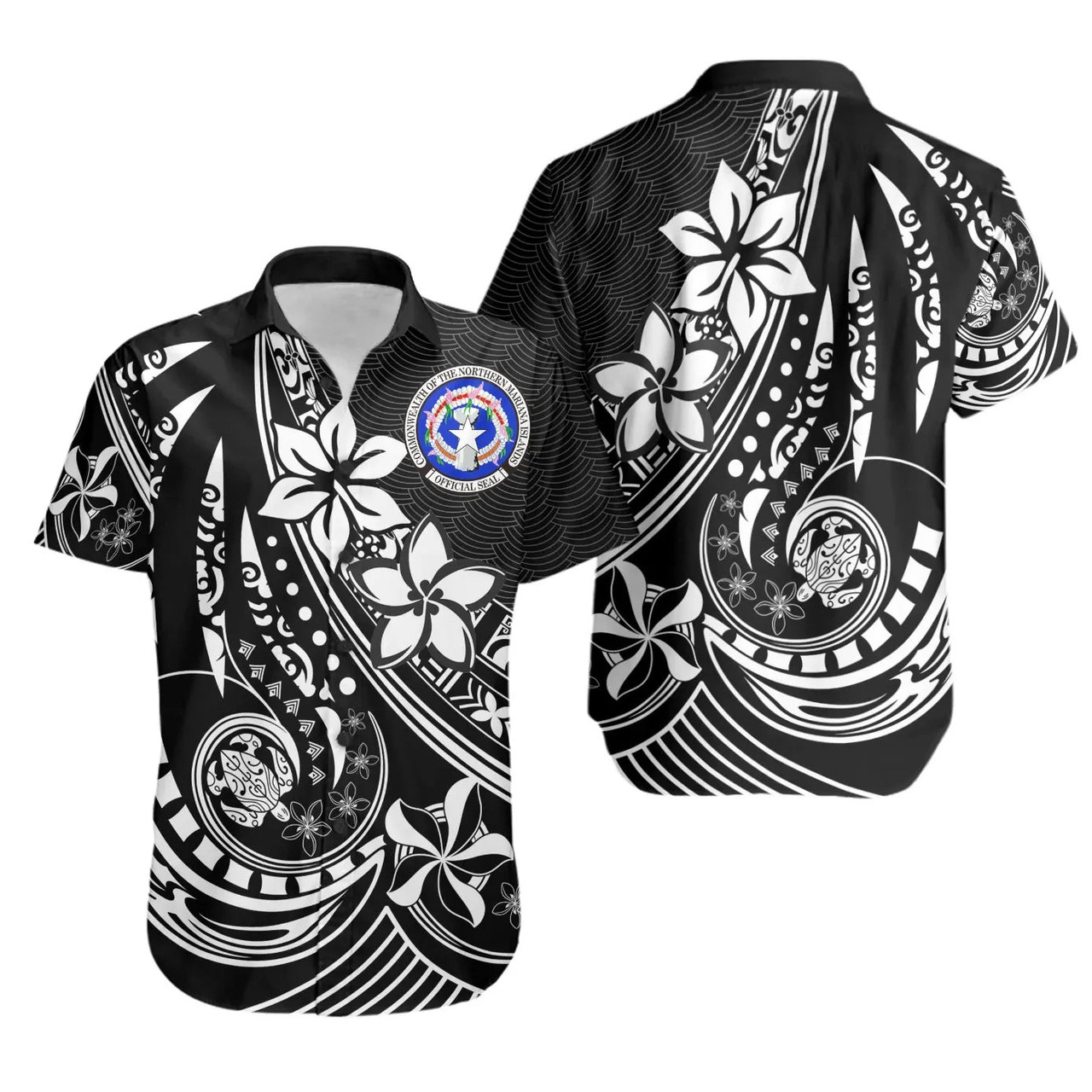 Northern Mariana Islands Hawaiian Shirts - The Flow OF Ocean 1