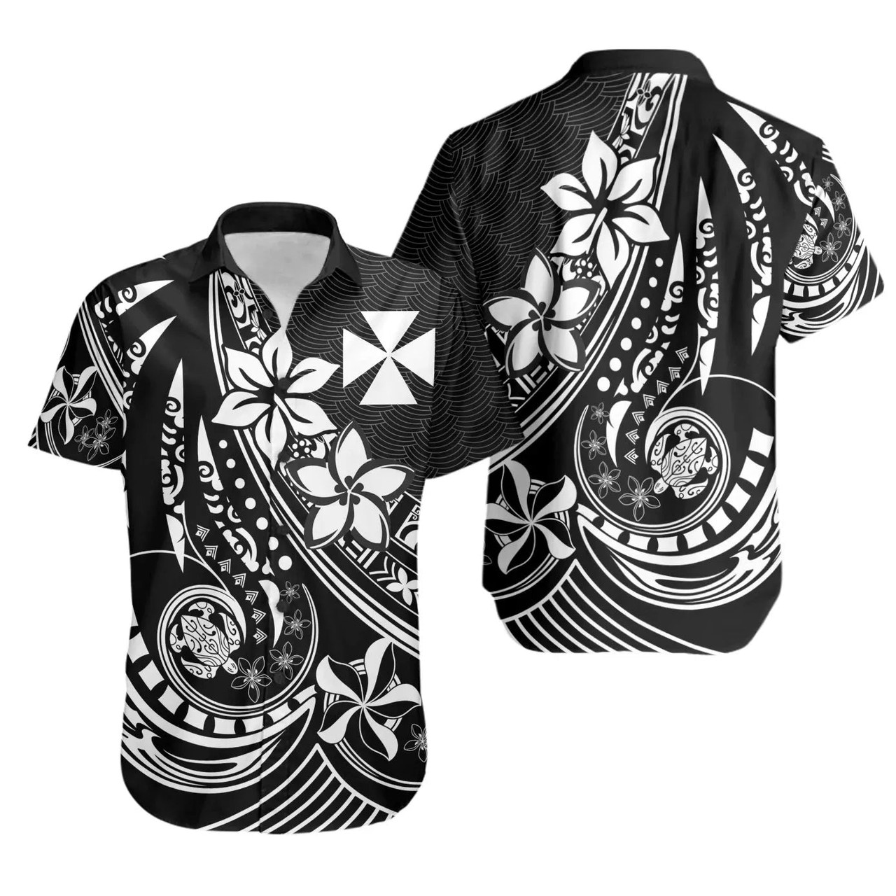 Wallis and Futuna Hawaiian Shirts - The Flow OF Ocean 1