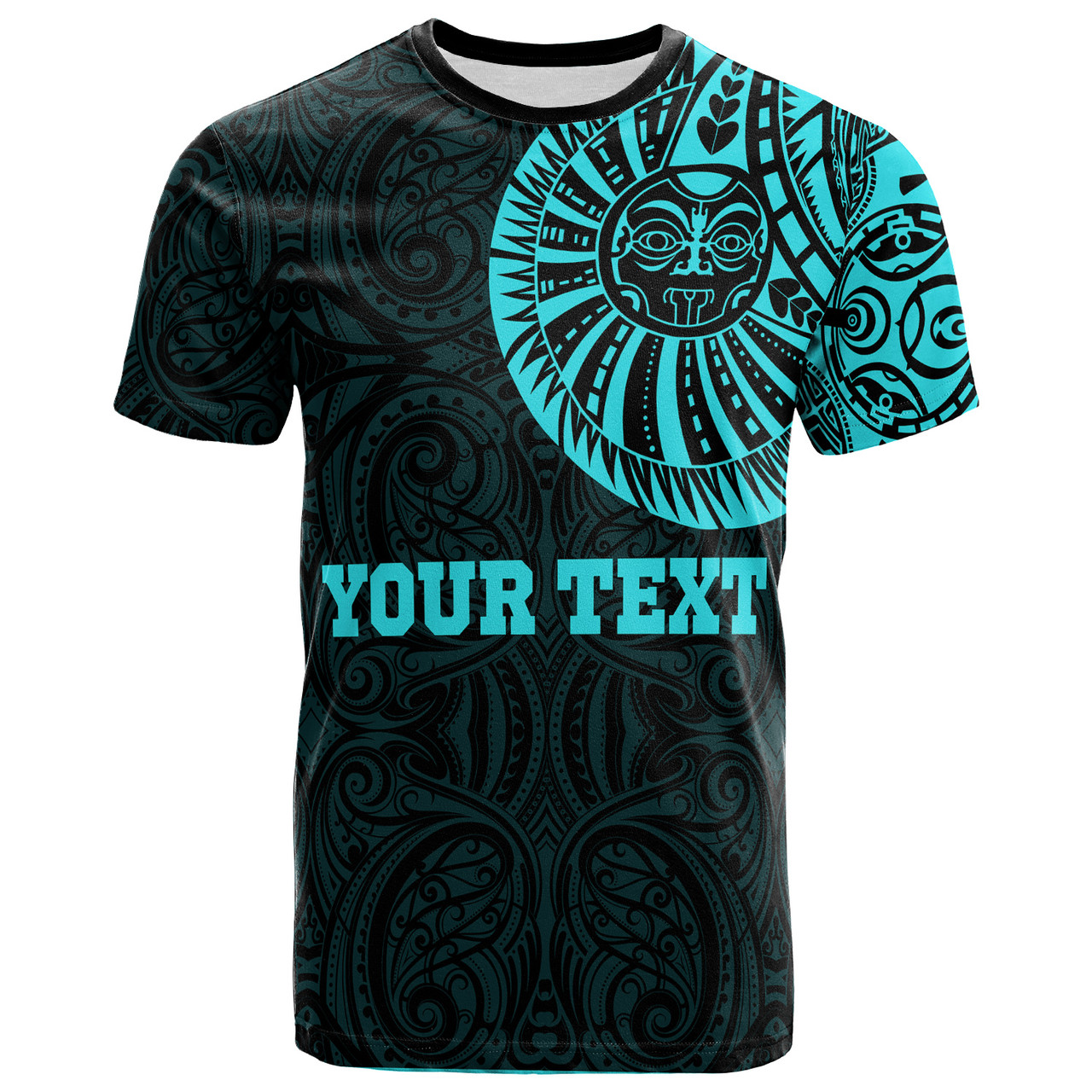 Polynesian Custom Personalised T-Shirt - Maori Warrior Tattoo Full Color