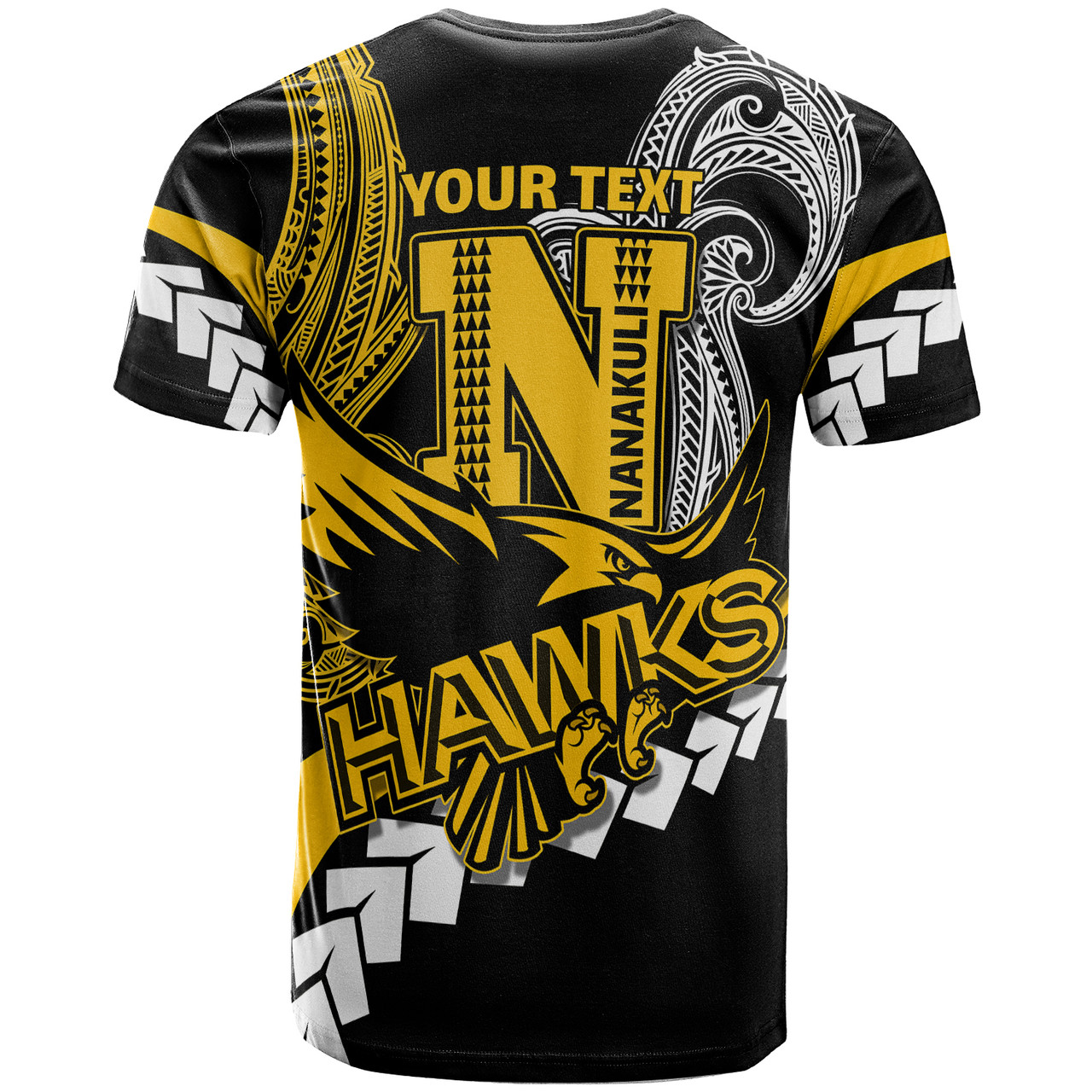 Hawaii Custom T-shirt - Nanakuli High School Polynesian Tribal Pattern