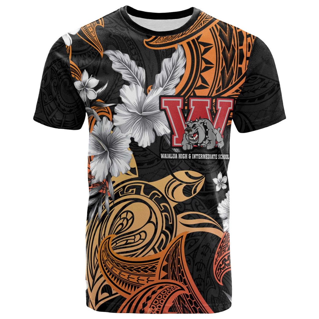 Hawaii Custom Personalised T-shirt - Waialua High & Intermediate School Tribal Pattern