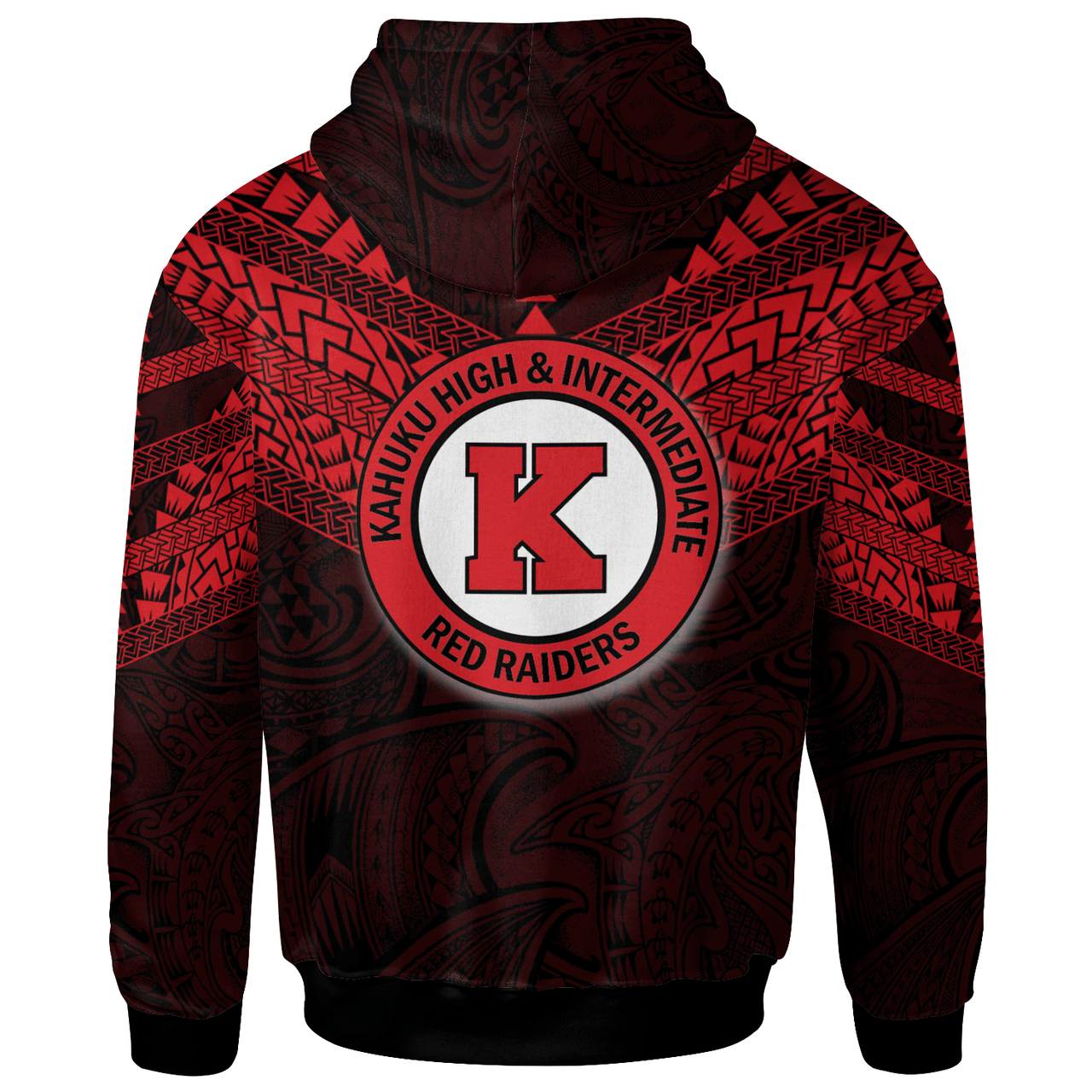 Hawaii Custom Personalised Hoodie - Kahuhu High And Intermediate School Logo 1