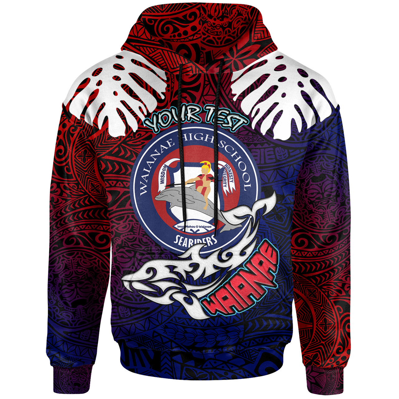 Hawaii Waianae High School Custom Hoodie Waianae High School