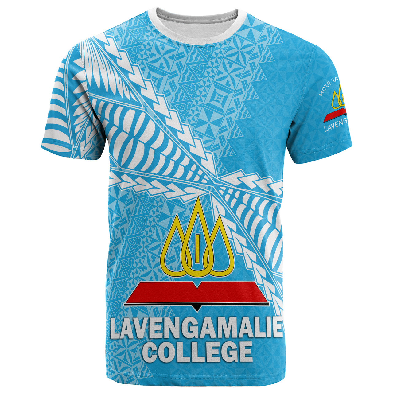Tonga Custom Personalised T-Shirt - Lavengamalie College Tongan Pattern