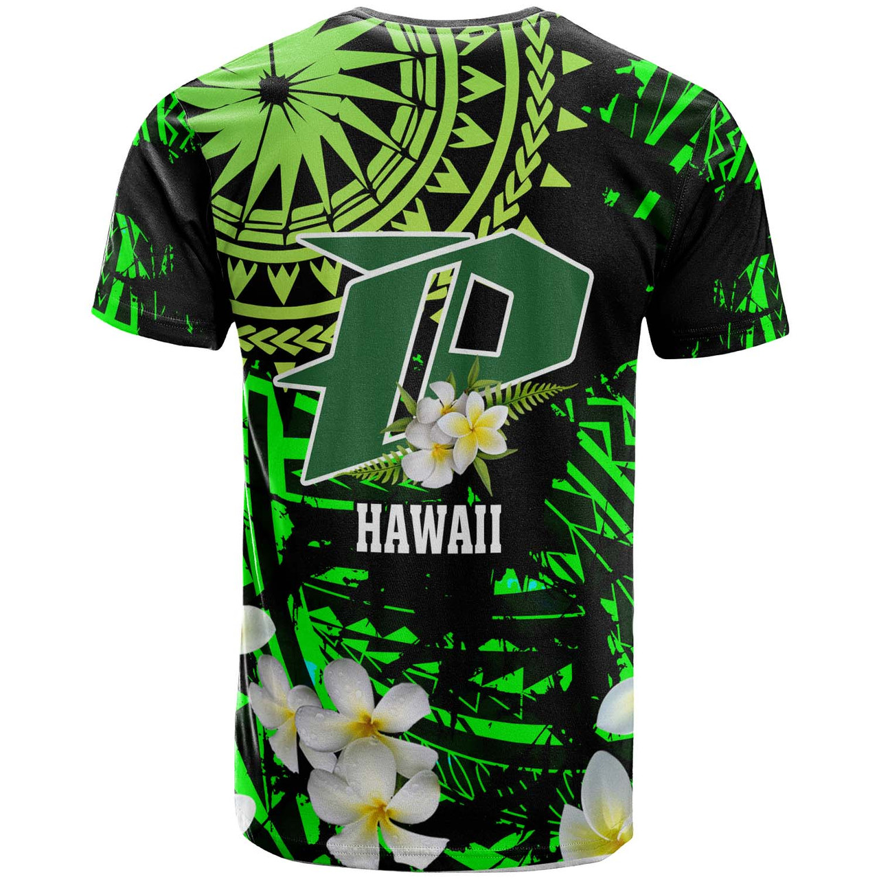 Hawaii Polynesian T-shirt - PÄhoa High & Intermediate School with Polynesian Patterns