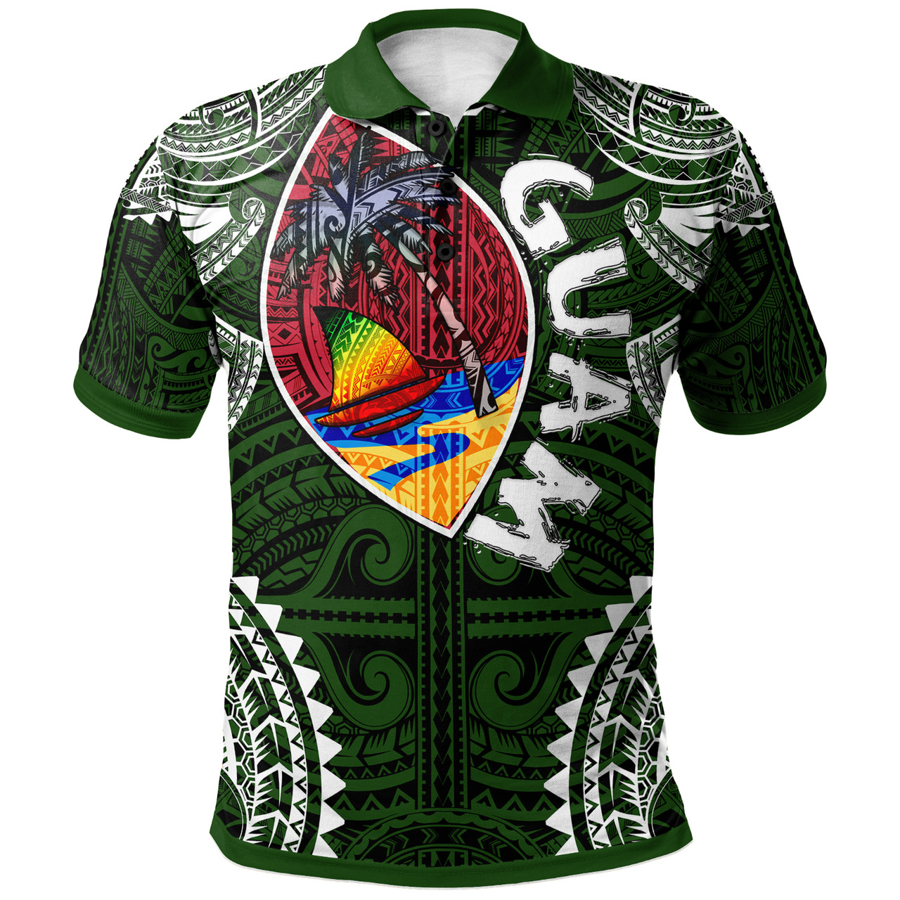 Guam Polol Shirt- Custom Guam Independence Day '' Wish You A Very Happy ...