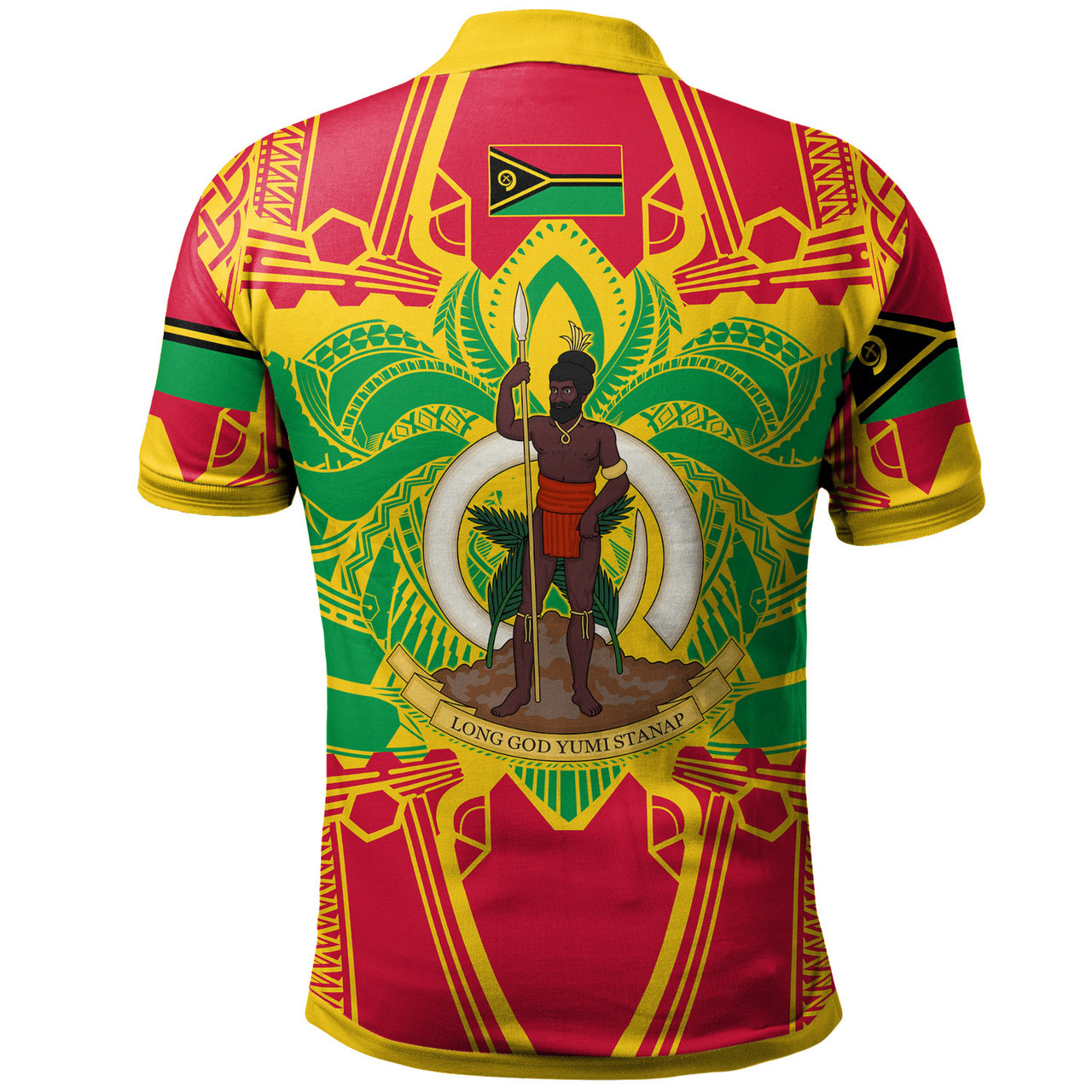 Vanuatu Polo Shirt - Custom Vanuatu Pride With Polynesian Culture Polo Shirt