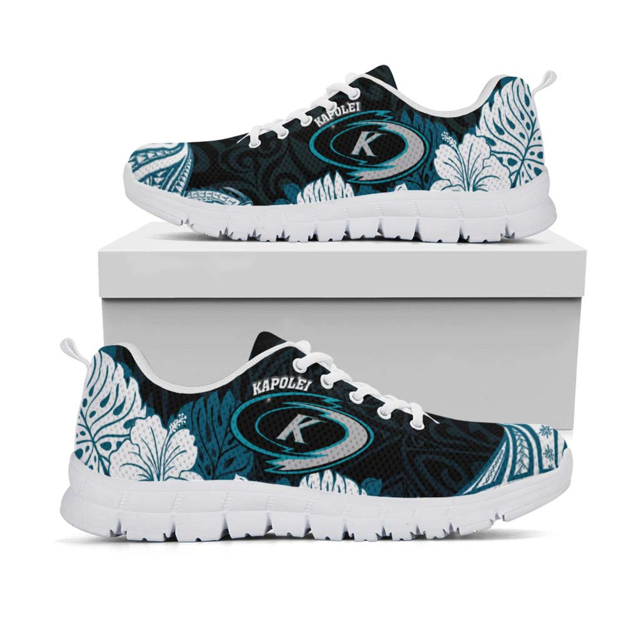 Hawaii Sneakers - Kapolei High School Polynesian Tribal Pattern